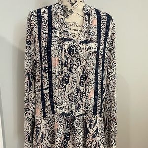 Anthropologie Tiny paisley dress